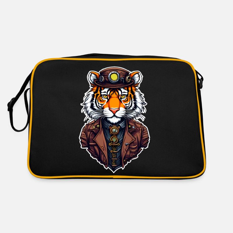 Tigre steampunk Sac Retro