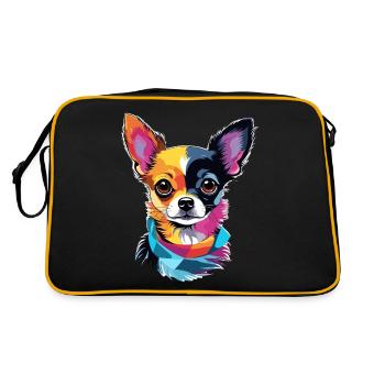 Chihuahua - Retro Bag - black/gold - Back