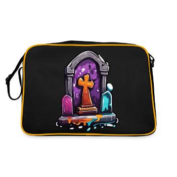 Gravestone / Remembrance / Tranquility / Unforgotten / Dead - Retro Bag - black/gold - Back