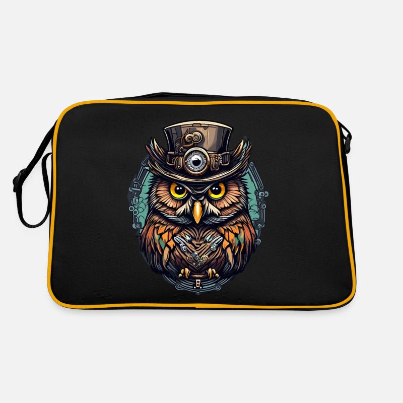 Eule Retro Tasche