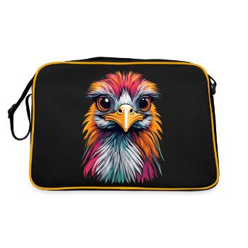 Ostrich - Retro Bag - black/gold - Back