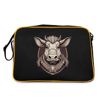 Boar Armor - Retro Bag - black/gold - Back