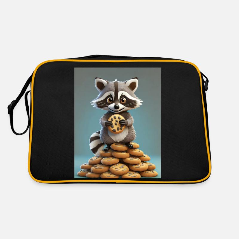 I got 99 Cookies cause a ... ate one - cute racoon Retro Bag