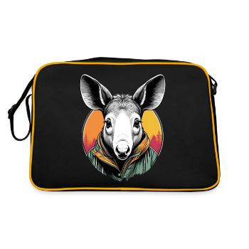 Oryctérope - Sac Retro - noir/or - Dos