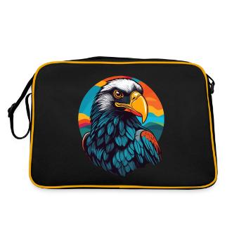 Vulture - Retro Bag - black/gold - Back