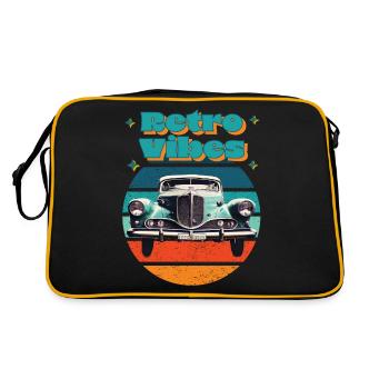 Retro Vibes Car - Retro Bag - black/gold - Back