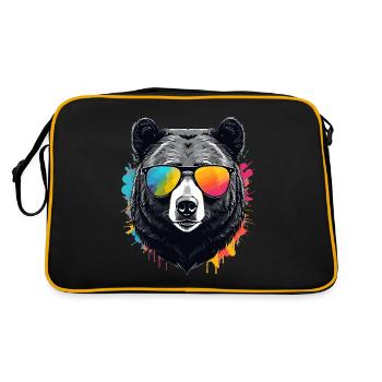 Baribal - Sac Retro - noir/or - Dos