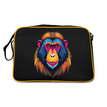 Mandrill - Retro Bag - black/gold - Back