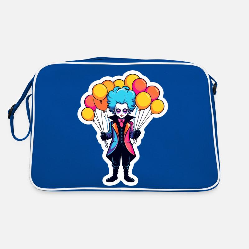 Dessin de clown Sac Retro