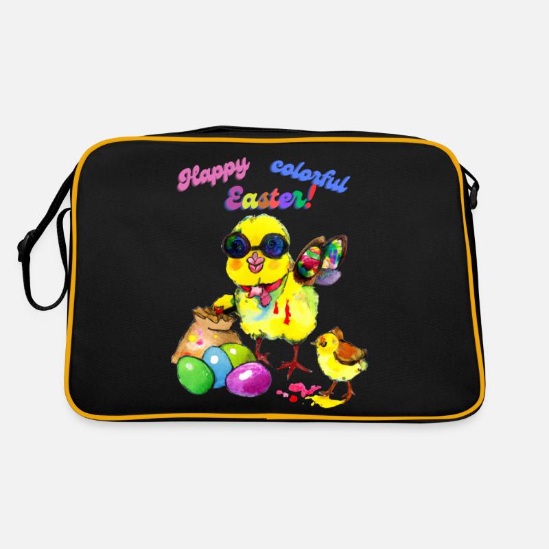 Bunte Ostern Retro Tasche