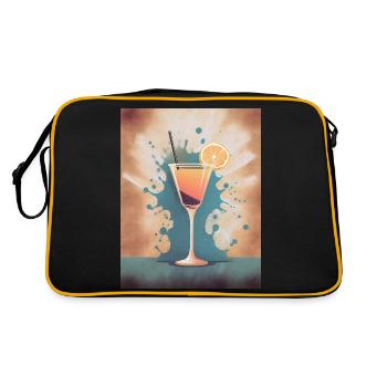 The good life Happy Hour Cocktail - Retro Bag - black/gold - Back