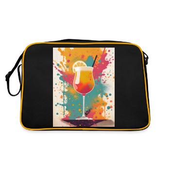 The good life Happy Hour Cocktail - Retro Bag - black/gold - Back