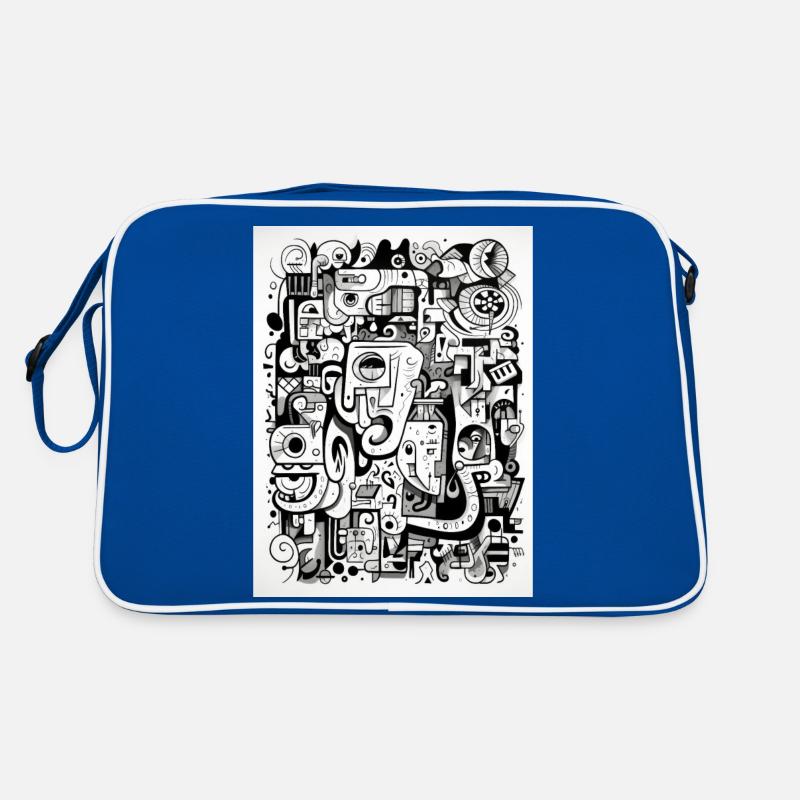 Inspirations graffiti :Hippo Geometry Sac Retro