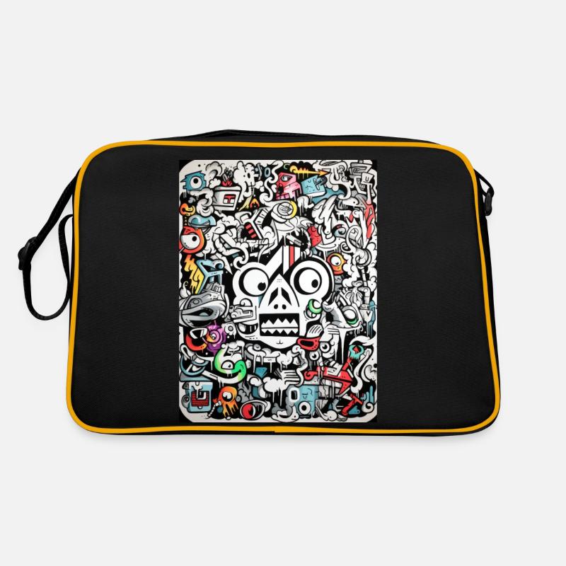 Inspirations Graffiti :Gnu Graffiti Abstrait Sac Retro
