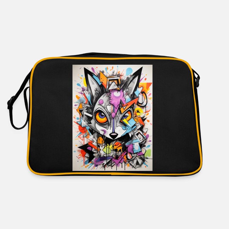 känguruh abstract Retro Tasche