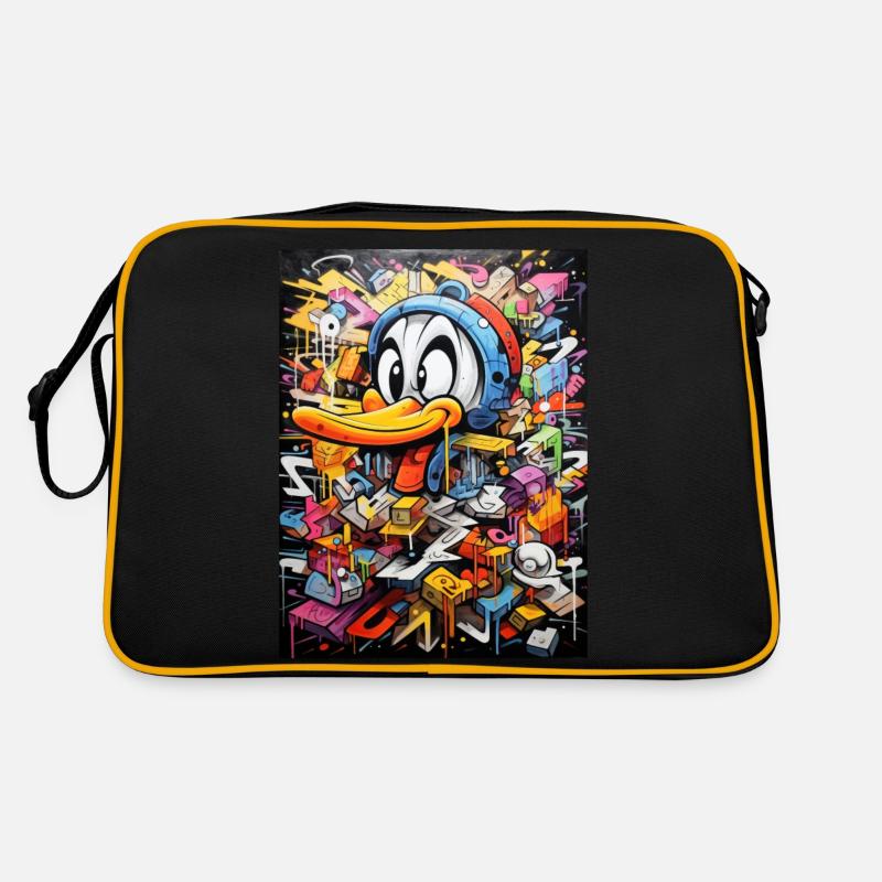 Duck Graffiti Retro Bag