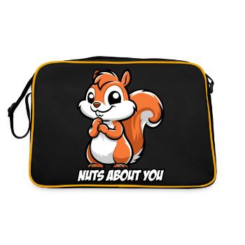 Nuts About You - Retro Bag - black/gold - Back
