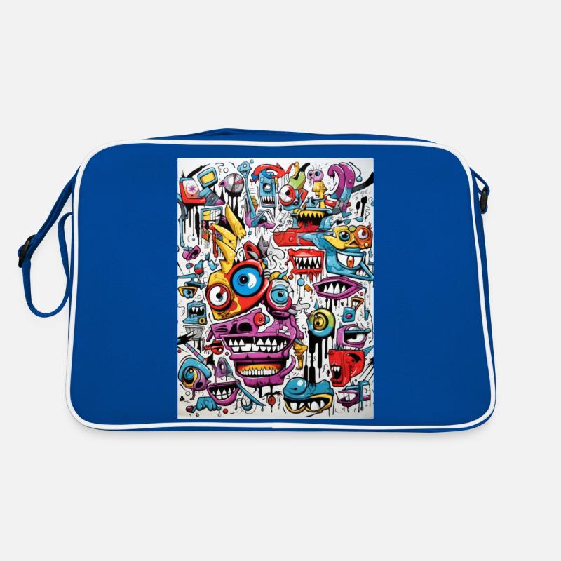 GNU Grafitti Abstract Retro Bag