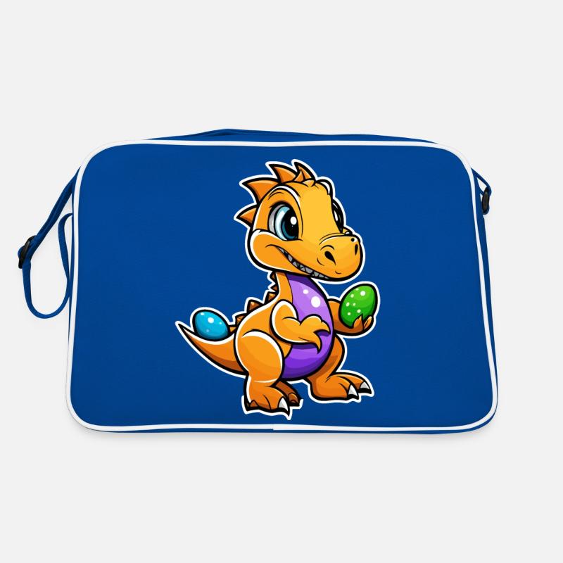 Dinosaurier Ostereier Ostern Retro Tasche