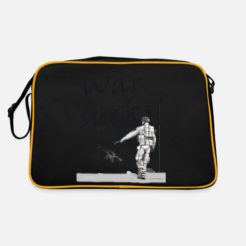 War Sucks Retro Tasche