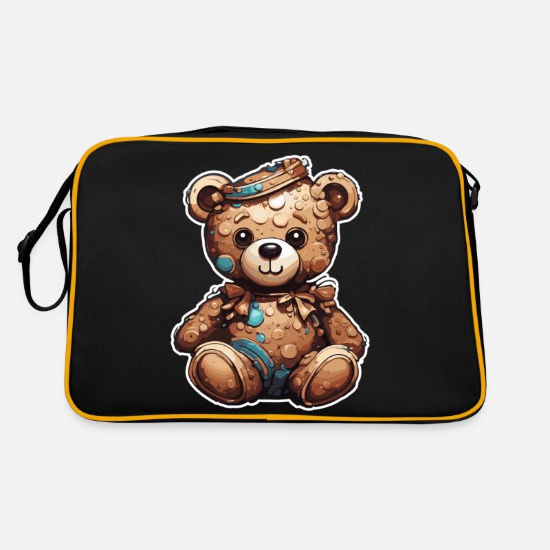 Teddybär / Kuscheltier / Stofftier / Geschenkidee Retro Tasche