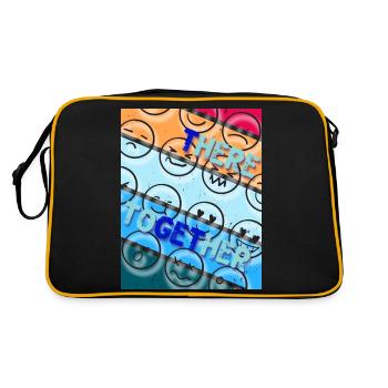 tHERE to get her. Together. Here for her. - Retro Bag - black/gold - Back