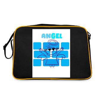 An gel. Angel. Angel. Gel. - Retro Bag - black/gold - Back
