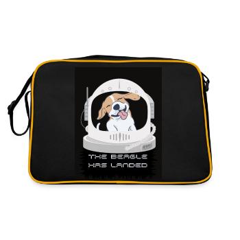 The Beagle has Landed - Retro Bag - black/gold - Back