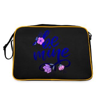 Belle femme peinture art visage femme colorée - Sac Retro - noir/or - Dos