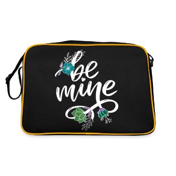 Belle femme peinture art visage femme colorée - Sac Retro - noir/or - Dos