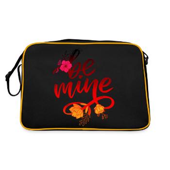 Belle femme peinture art visage femme colorée - Sac Retro - noir/or - Dos