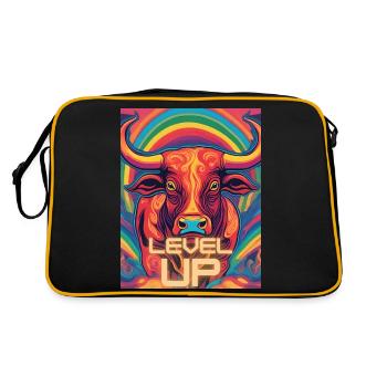 Taureau de niveau supérieur - Sac Retro - noir/or - Dos