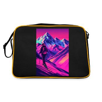 Skiing - Retro Bag - black/gold - Back