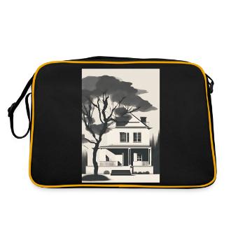 Maison - Sac Retro - noir/or - Dos