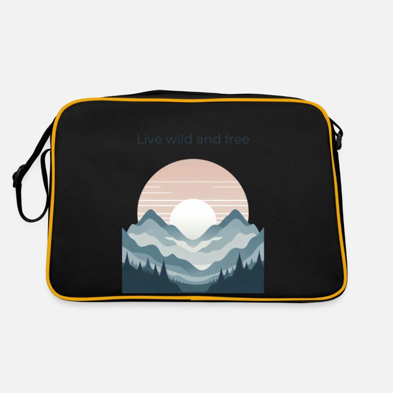 Berge Retro Tasche
