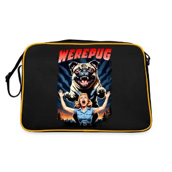 Carlin-garou - Sac Retro - noir/or - Dos