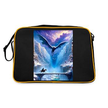 Aile de givre - Sac Retro - noir/or - Dos