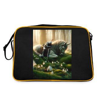 KnightSlumber - Retro Bag - black/gold - Back