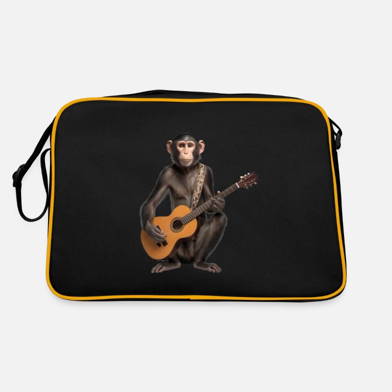 singe guitare Sac Retro
