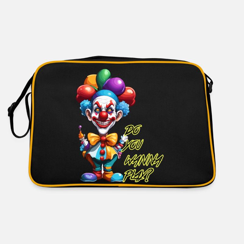 Clown / Circus / Carnival / Carnival / Playful Retro Bag