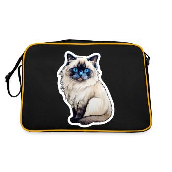 Chat Ragdoll - Sac Retro - noir/or - Dos