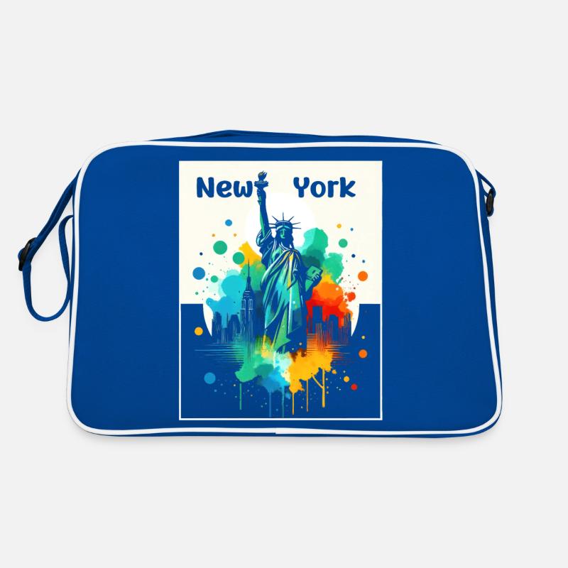 Lebendige Freiheitskunst Retro Tasche