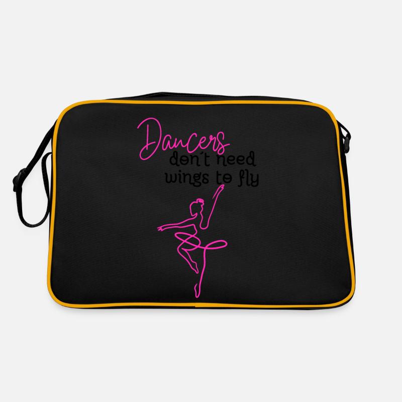 Dancers don´t need wings Retro Tasche