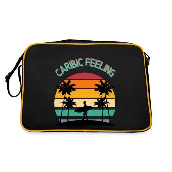 Sentiment caribique - Sac Retro - noir/or - Dos