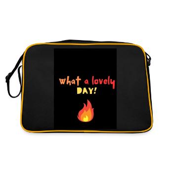 What a lovely DAY - Sac Retro - noir/or - Dos