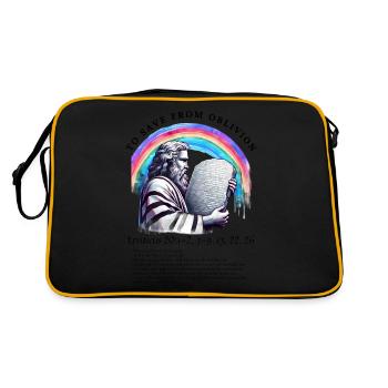 Pour sauver de l’oubli - Sac Retro - noir/or - Dos
