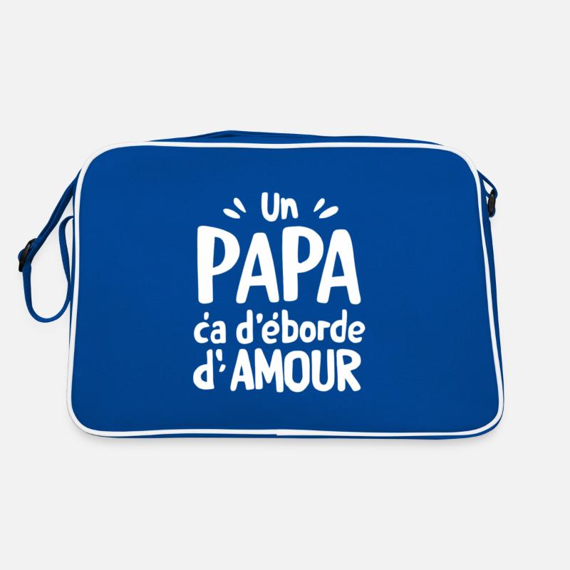 EIN VATER STROTZT VOR LIEBE Retro Tasche