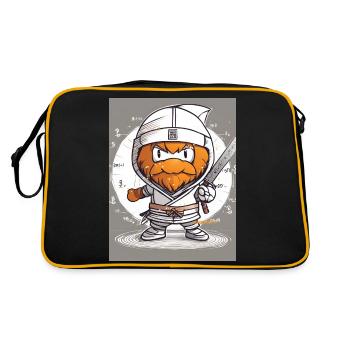 Ginger Ninja 3 - Retro Bag - black/gold - Back