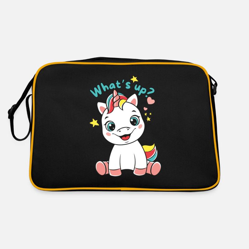 Einhorn - What's up? Retro Tasche