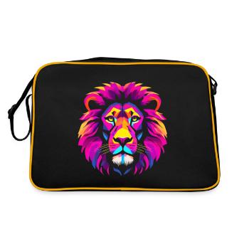Lion - Sac Retro - noir/or - Dos